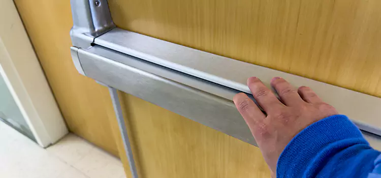Installing a Push Bar on a Door Tallmadge